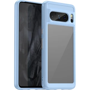 Google Pixel 8 Pro Kılıf, Şeffaf Tasarımlı Darbeye Dayanıklı Telefon Kılıfı, Tampon Hibrit Şeffaf Kapak Google Pixel 8 Pro (Yurt Dışından)