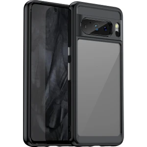 Google Pixel 8 Pro Kılıf, Şeffaf Tasarımlı Darbeye Dayanıklı Telefon Kılıfı, Tampon Hibrit Şeffaf Kapak Google Pixel 8 Pro (Yurt Dışından)