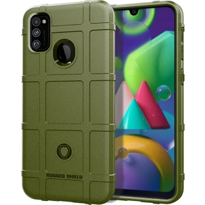 Samsung Galaxy M21 Kılıf, [çizilmeye Dayanıklı] Damla Silikon Tampon Koruma Darbeye Dayanıklı Telefon Kılıfı Kapağı Samsung Galaxy M21 (Yurt Dışından)