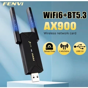 AX900 Wifi-6+Bluetooth 5.3 Adaptörü Yüksek Çekim CE Sertifikalı Süper Hızlı Çift Bant 5Ghz/2.4Ghz