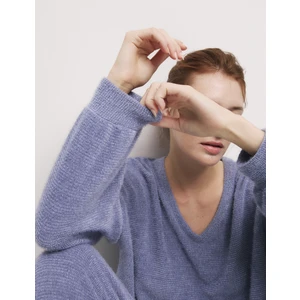 Tüylü Triko Lounge Sweatshirt