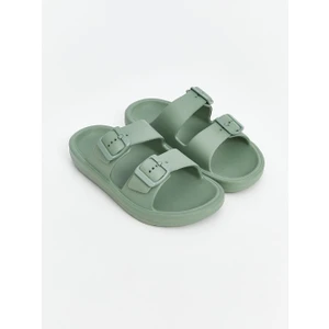 LC Waikiki Lcw Steps Toka Detaylı Çift Bantlı Erkek Çocuk Terlik