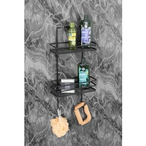 Artinoks Home Banyo Şampuanlık Sabunluk Duşa Kabin Rafı Yapıştırmalı Havlu Ve Lif Asma Kancalı Raf Banyo Düzenleyici
