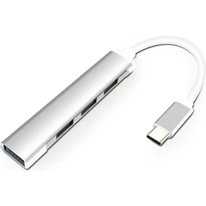 Type-C 3.0 4 Port USB Çoklayıcı Çoğaltıcı Çevirici Metal Sağlam Tasarım
