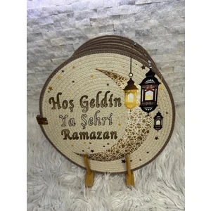 Ramazan Temalı Hoşgeldin Ya Şehri Ramazan Baskılı Supla Takımı Amerikan Servis