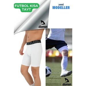 Futbol Diz Üstü Tayt Kısa Tayt Şort Altı Tayt Sporcu Tayt