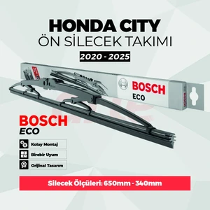 Honda City 2020-2025 Ön Silecek Takımı Bosch Eco