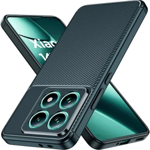 Xiaomi Mi 14T Pro Uyumlu 3D Kamera Korumalı Karbon Leke Tutmaz Darbe Emici Kılıf