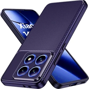 Xiaomi Mi 14T Pro Uyumlu 3D Kamera Korumalı Karbon Leke Tutmaz Darbe Emici Kılıf