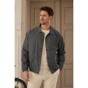 Erkek Paraşüt Mont Ceket Antrasit - 3621DNGR