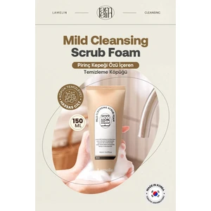 Pirinç İçeren Aydınlatıcı Temizleyici ve Peeling Lamelin Mild Cleansing Scrub Foam Rice 150 ml