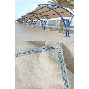 Branda Dünyası 3.5 x 5.5 Metre Otopark Gölgelik File %95 Krem