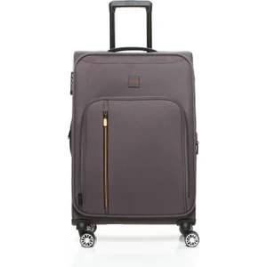 032 Orta Boy Ultra Light Hafif Lüx Kumaş Tekerlekli Valiz