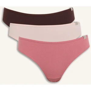 Ribana 3'lü Askılı Slip Külot-Fall in Love E4896AX25SP