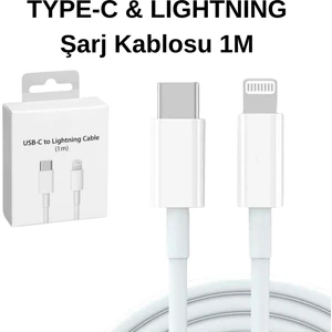 Mess Power Apple iPhone Uyumlu Hızlı Şarj Kablosu 11-12-13 - 14 Pro/Max (Lightning USB C Lightning )1Metre MessPower Mağazası