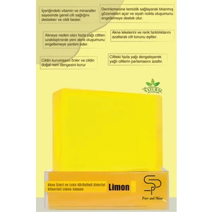 Pure and Shine AKNE İZLERİ VE LEKE GİDERİCİ GLİSERİNLİ LİMON SABUNU