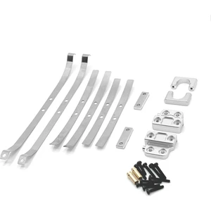 Mn 1/12 MN82 LC79 Rc Araba Yedek Parçaları Metal Yükseltilmiş Arka Aks Yay Bağlantı Elemanları Kiti Gümüş (Yurt Dışından)