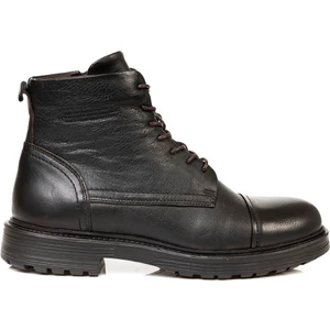 16180 Mr Military Casual Erkek Klasik Bot Kahverengi