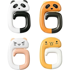 Sevimli Taşınabilir Çanta Kancası Hayvan Plastik Masa Kancası (Yurt Dışından)