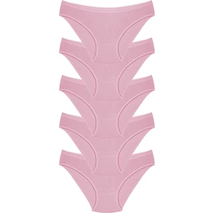 Hmaone Kadın %100 Pamuk 5'li Fitilli Bikini Külot