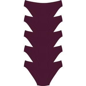 Hmaone Kadın %100 Pamuk 5'li Fitilli Bikini Külot