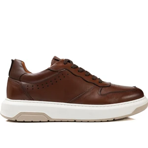Erkek Taba Deri Sneaker Ayakkabı 3K1SA75153