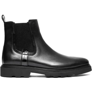 Erkek Siyah Hakiki Deri Casual Bot 3K1UB75149