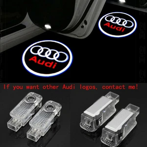 Audi A4 2014-2019 Kapı Altı LED Logo Aydınlatma Ghost Shadow