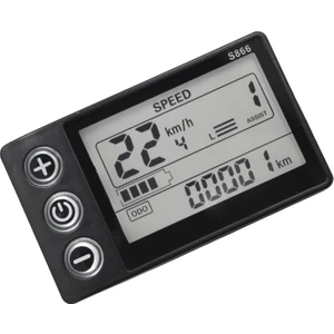 24V 36V 48V 60V S866 Kontrol Paneli Gösterge Paneli Su Geçirmez 6pın Elektrikli Bisiklet LCD Ekranı E-Bisiklet Scooter Için (Yurt Dışından)