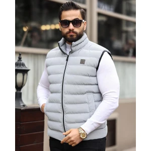 Dik Yaka, Çift Dikişli, Kapitone, Standart-Fit, Şişme Yelek 24USE2478