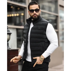 Dik Yaka, Çift Dikişli, Kapitone, Standart-Fit, Şişme Yelek 24USE2478