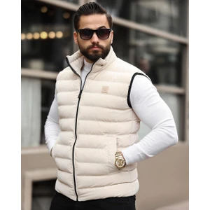 Dik Yaka, Çift Dikişli, Kapitone, Standart-Fit, Şişme Yelek 24USE2478