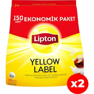 Yellow Label 150'LÜ Eko Demlik Poşet Çay 480 gr X2