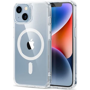 iPhone 13 / 14 Kılıf Magsafe Wireless Şarj Özellikli Şeffaf Kılıf