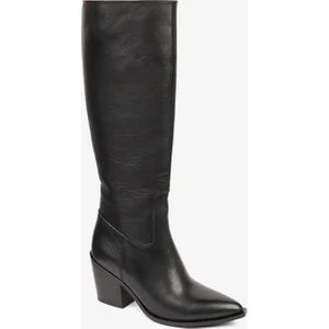 Kadın Siyah Hakiki Deri Çizme 4K2AC59150