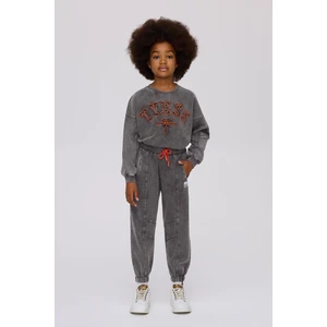 Bg Store Kız Çocuk Gri Melanj Eşofman Altı