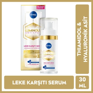 NIVEA Luminous630 Leke Karşıtı Cilt Bakım Serumu 30ml, Cilt Tonu Eşitleyici, Hyaluronik Asit, E Vitamini