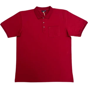 25 - 1252 Polo Yakalı Patlı Kısa Kol