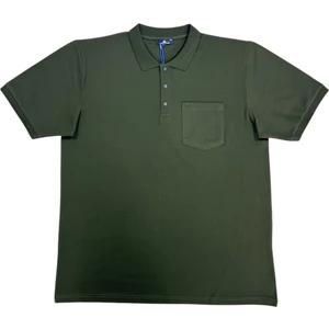 25 - 1252 Polo Yakalı Patlı Kısa Kol