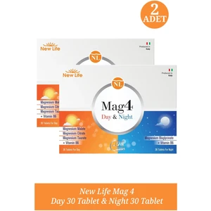 New Life Mag 4 Day 30 Tablet & Night 30 Tablet 2 Adet