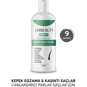 Kepek  Karşıtı 9 Aktifli Şampuan 400 ml