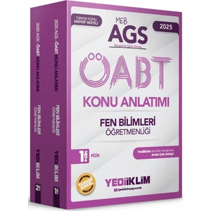 Yediiklim Yayınları   2025 Mebs Ags Öabt Fen Bilimleri Öğretmenliği Konu Anlatımı 2 Cilt