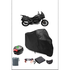 Honda Nt 1100 Dct Arka Çanta Uyumlu Siyah Motosiklet Branda Su Geçirmez Dayanıklı Kumaş