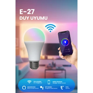 AS-8229 CW Akıllı Wifi Led Lamba Tuya Destekli 9W Ampül