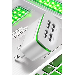 A7 Universal Çoklu Şarj Adaptörü -4 Port