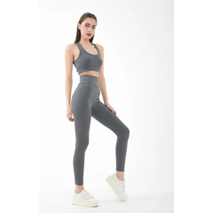 Kadın Spor Crop Tayt Takım