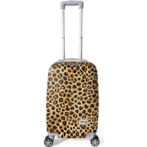 Coral High Leopar Desenli Kabin Boy Valiz (50CM) 16550