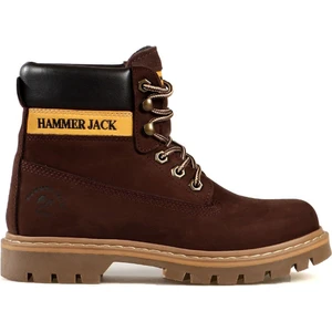 Hammer Jack Hakiki Deri Kahve Nubuk Erkek  Bot