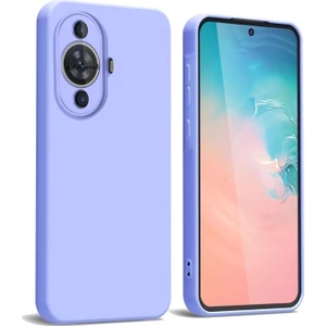 M.TK Moveteck Huawei Nova 12S Kılıf Lansman Kamera Korumalı Içi Kadife Yumuşak Renkli Silikon Kapak Mat Hisli Süet Liquid