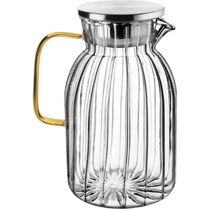 Metal Kapaklı Cam Sürahi 1500 Ml